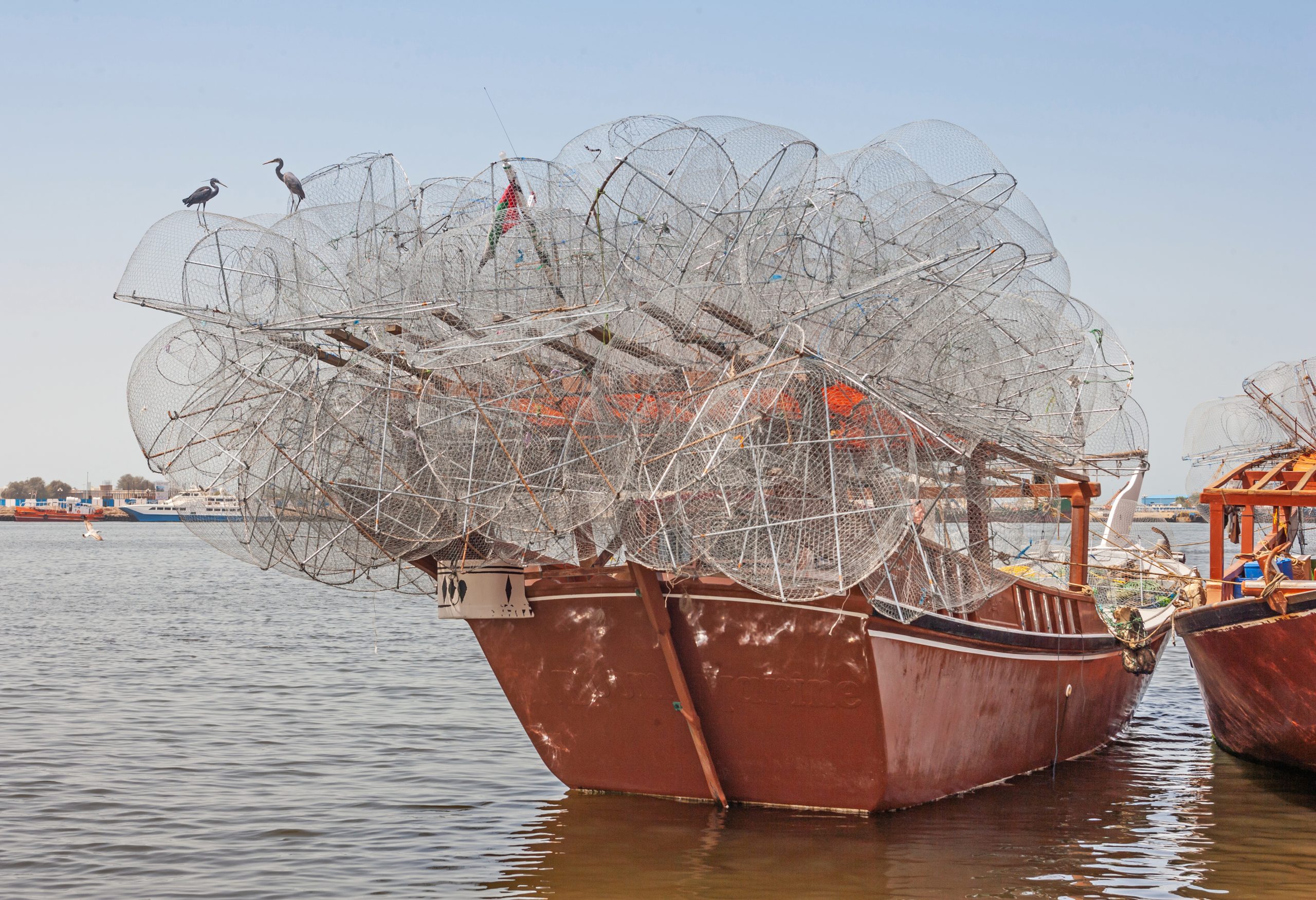 A Traditional Fishing Dhow in Sharjah
